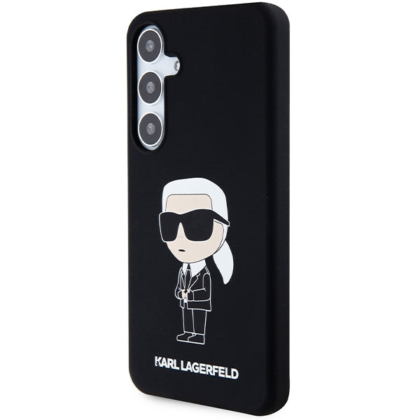 Karl Lagerfeld - Silicone (KLHCS24MSNIKBCK) - Samsung Galaxy S24 Plus - Ikonik