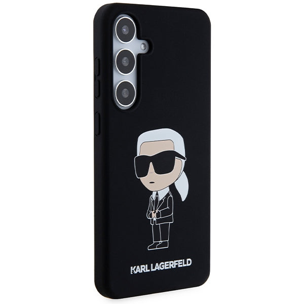 Karl Lagerfeld - Silicone (KLHCS24MSNIKBCK) - Samsung Galaxy S24 Plus - Ikonik