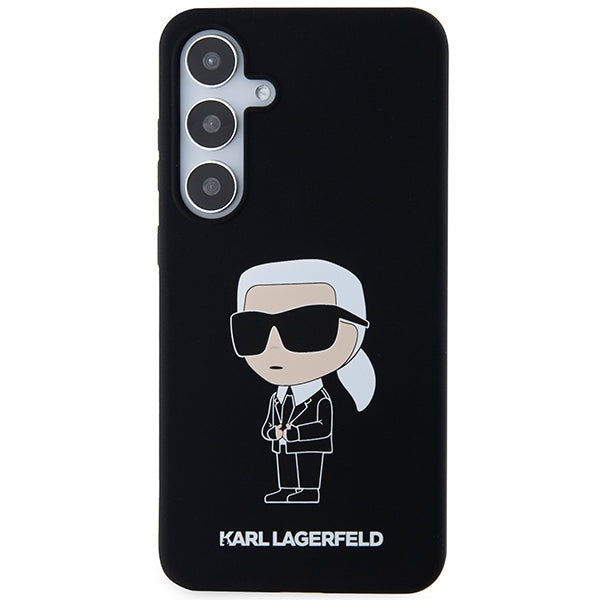 Karl Lagerfeld - Silicone (KLHCS24MSNIKBCK) - Samsung Galaxy S24 Plus - Ikonik