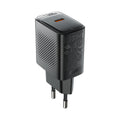 Acefast - Wall Charger (A104) - USB-C, PD25W, GaN Technology, Fast Charging Compatibility - Black