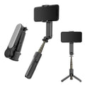 Techsuit - Gimbal Mini Selfie Stick (L09) - Bluetooth Remote Control, Stable Tripod Mount and Phone Stabilizer, 72cm - B
