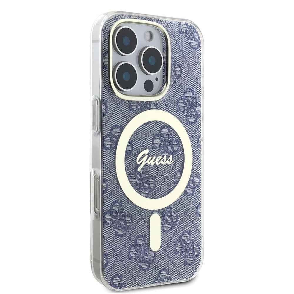Guess - IML 4G MagSafe (GUHMP16SH4STB) - iPhone 16 - Blue