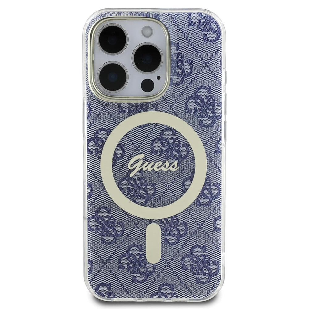 Guess - IML 4G MagSafe (GUHMP16SH4STB) - iPhone 16 - Blue