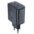 Acefast - Wall Charger (A49) - 2x Type-C, Universal Charger, GaN Technology, PD35W - Black