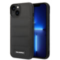 Karl Lagerfeld - Hardcase Leather Puffy (KLHCP14MPSQAK) - iPhone 14 Plus - Elongated Logo