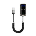 Yesido - FM Modulator Bluetooth Car Receiver (YAU32) - LED Display, TF Card - Black