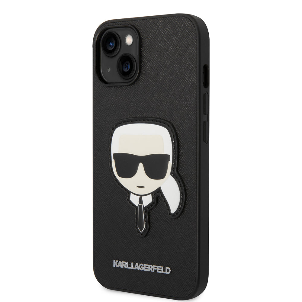 Karl Lagerfeld - Saffiano (KLHCP14MSAPKHK) - iPhone 14 Plus - Karl`s Head