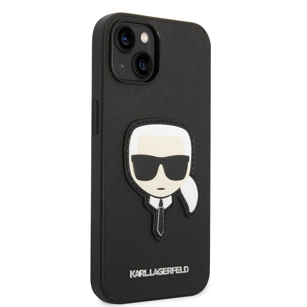 Karl Lagerfeld - Saffiano (KLHCP14MSAPKHK) - iPhone 14 Plus - Karl`s Head