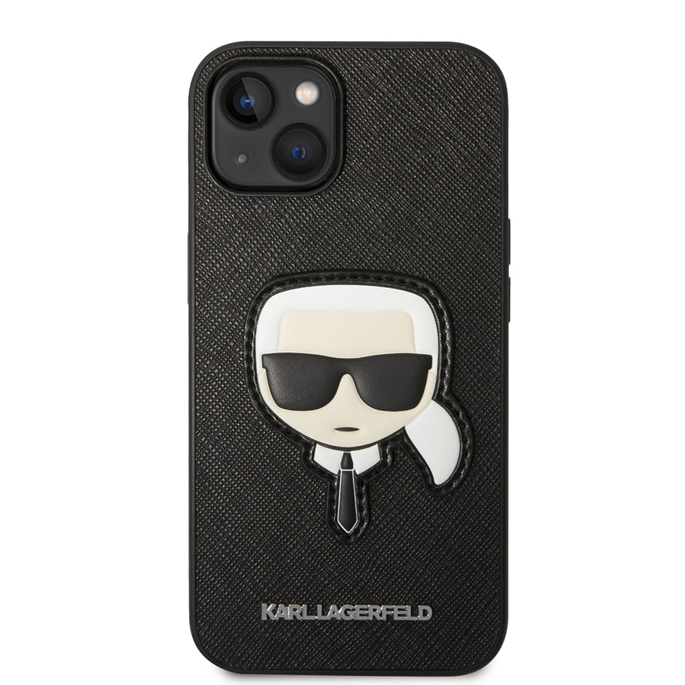 Karl Lagerfeld - Saffiano (KLHCP14MSAPKHK) - iPhone 14 Plus - Karl`s Head