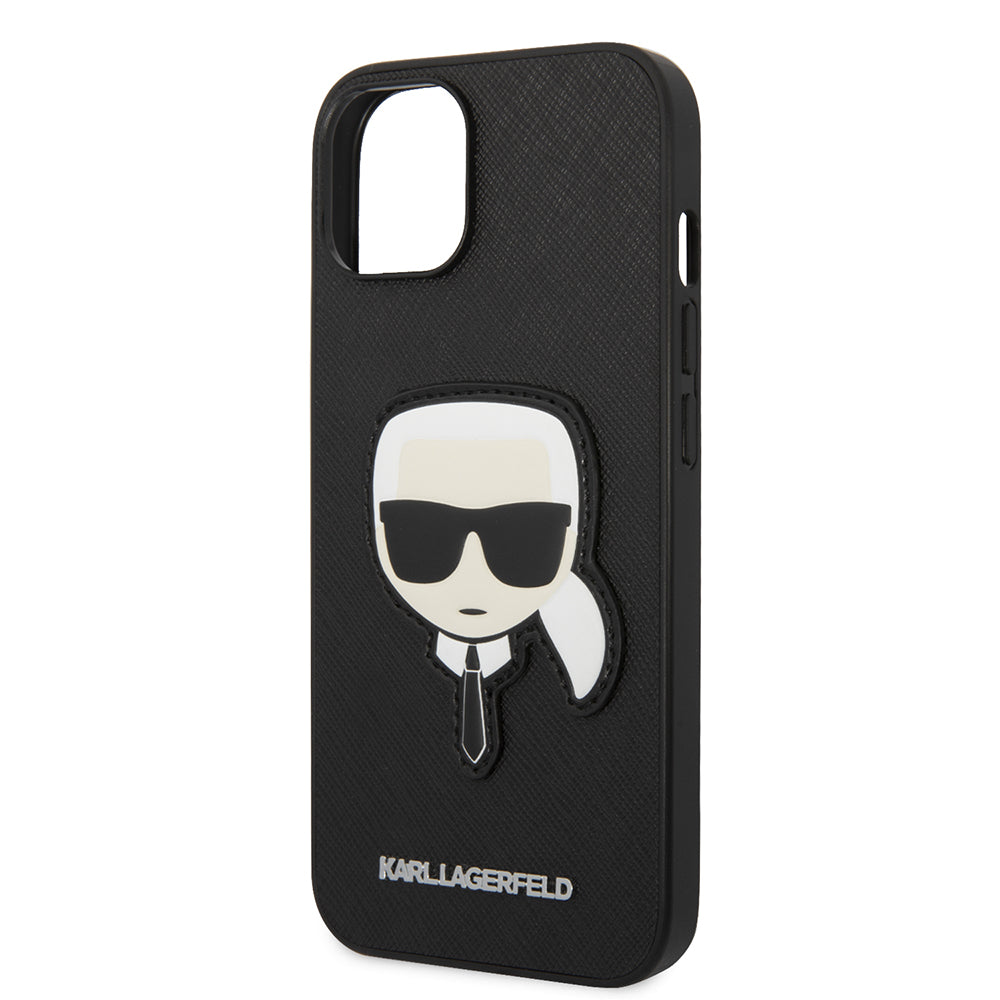 Karl Lagerfeld - Saffiano (KLHCP14MSAPKHK) - iPhone 14 Plus - Karl`s Head