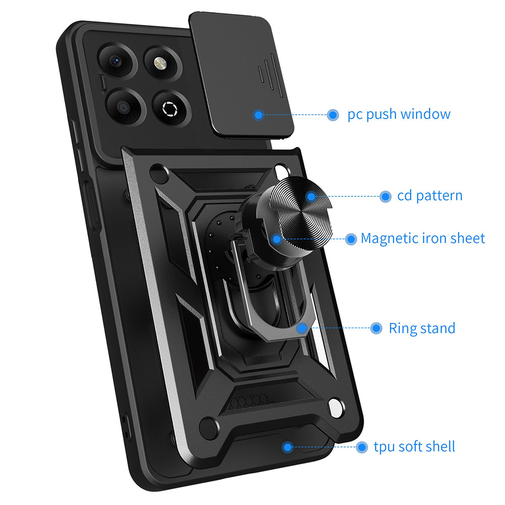 Techsuit - CamShield Series - Honor X6b - Black