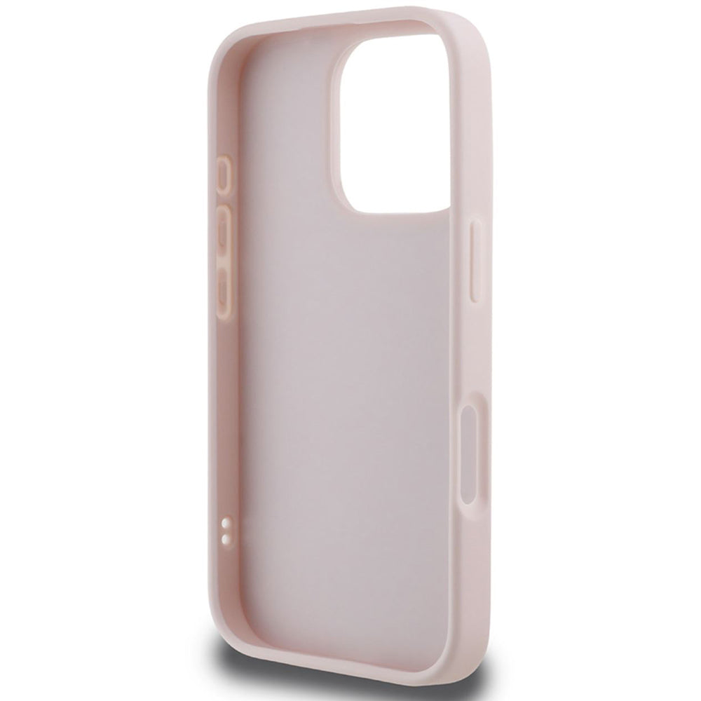 Guess - Quilted Metal Logo (GUHCP16LPSQSQSP) - iPhone 16 Pro - Pink