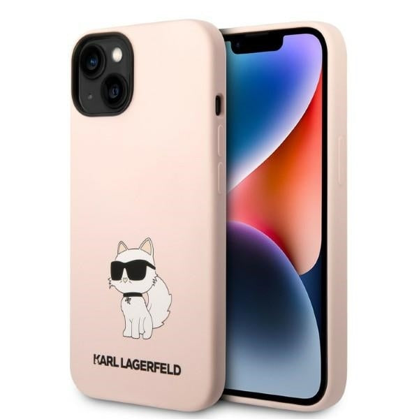 Karl Lagerfeld - Silicone (KLHCP14MSNCHBCP) - iPhone 14 Plus - Pink Choupette
