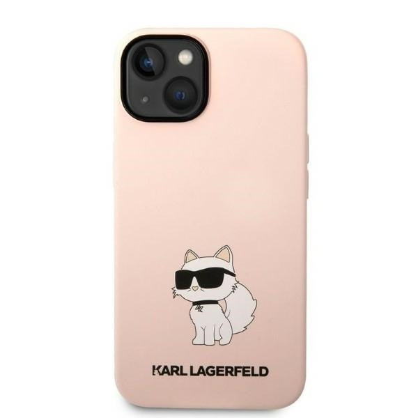 Karl Lagerfeld - Silicone (KLHCP14MSNCHBCP) - iPhone 14 Plus - Pink Choupette