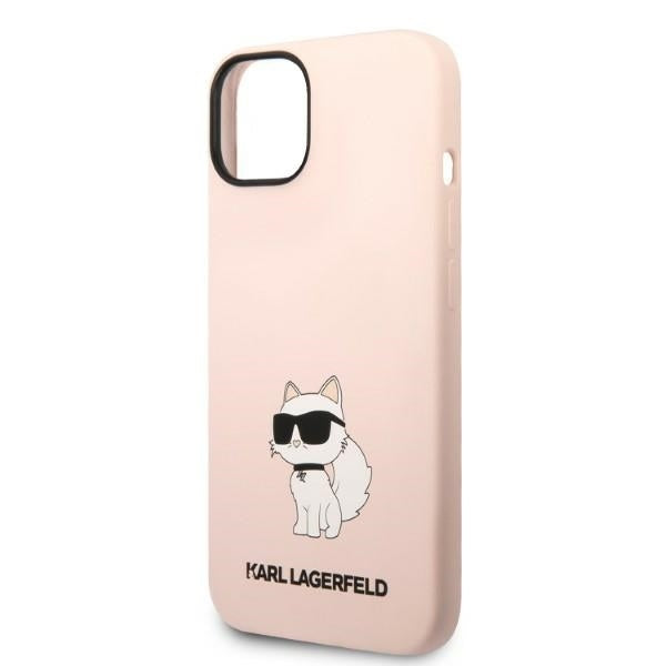 Karl Lagerfeld - Silicone (KLHCP14MSNCHBCP) - iPhone 14 Plus - Pink Choupette