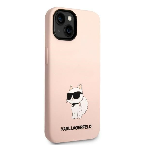 Karl Lagerfeld - Silicone (KLHCP14MSNCHBCP) - iPhone 14 Plus - Pink Choupette