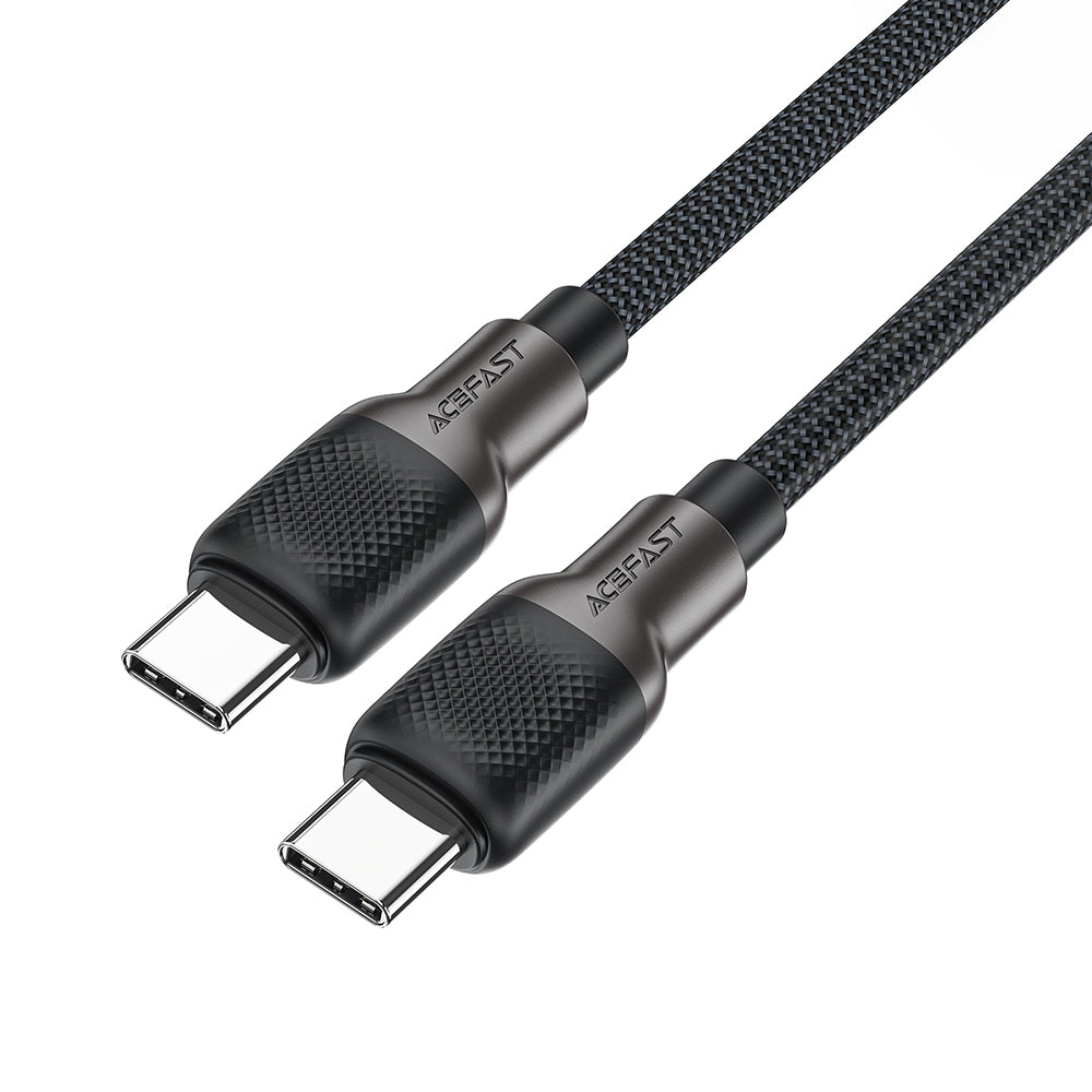 Acefast - Data Cable (C10-03) - Type-C to Type-C, 60W, High-Speed Charging, 1.2m - Black