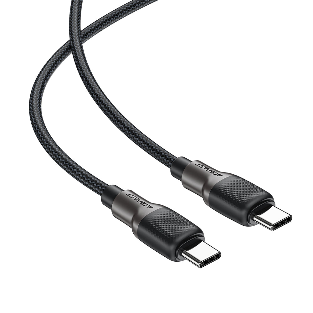 Acefast - Data Cable (C10-03) - Type-C to Type-C, 60W, High-Speed Charging, 1.2m - Black