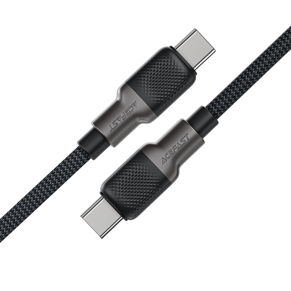Acefast - Data Cable (C10-03) - Type-C to Type-C, 60W, High-Speed Charging, 1.2m - Black