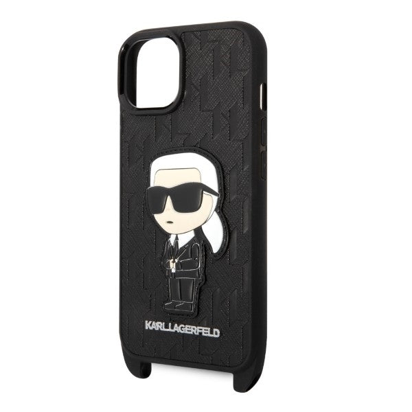 Karl Lagerfeld - Hardcase Monogram (KLHCP14MSTKMK) - iPhone 14 Plus - Ikonik Patch