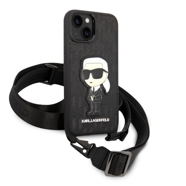 Karl Lagerfeld - Hardcase Monogram (KLHCP14MSTKMK) - iPhone 14 Plus - Ikonik Patch