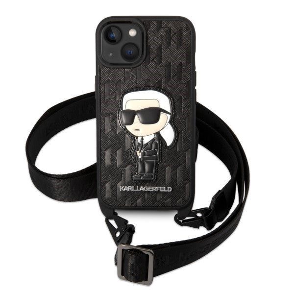 Karl Lagerfeld - Hardcase Monogram (KLHCP14MSTKMK) - iPhone 14 Plus - Ikonik Patch