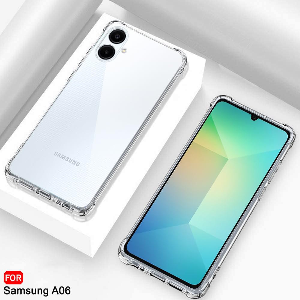 Techsuit - Shockproof Clear Silicone - Samsung Galaxy A06 - Clear
