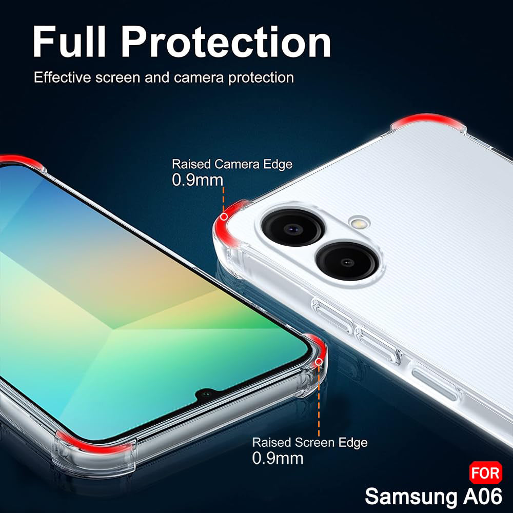 Techsuit - Shockproof Clear Silicone - Samsung Galaxy A06 - Clear