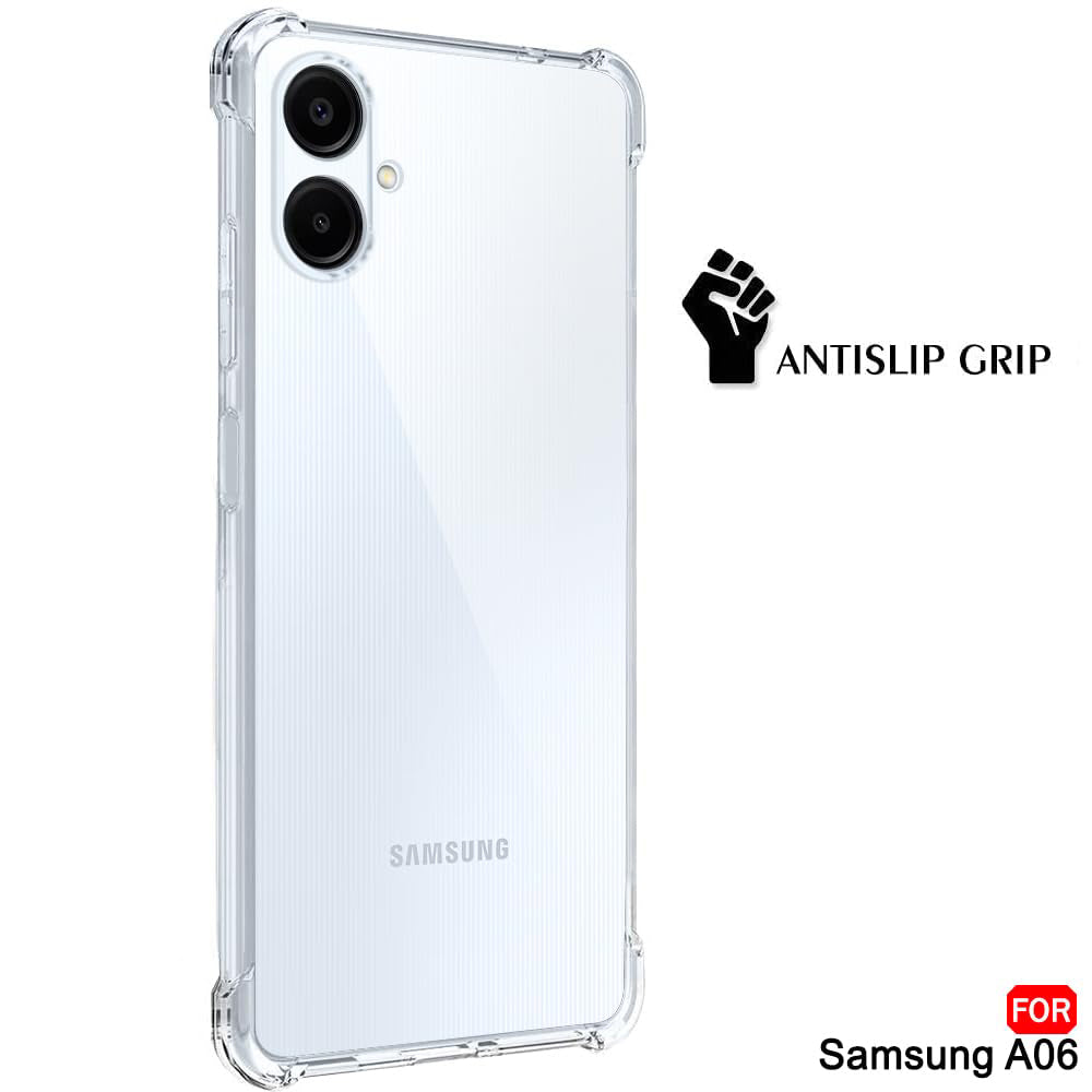 Techsuit - Shockproof Clear Silicone - Samsung Galaxy A06 - Clear