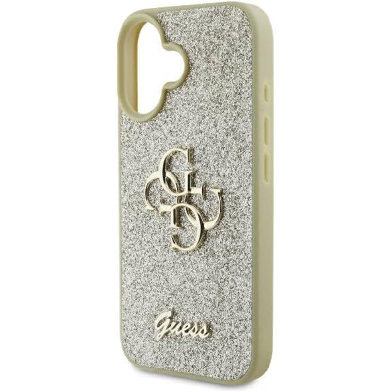 Guess - Glitter Fixed Big 4G (GUHCP16MHG4SGD) - iPhone 16 Plus - Gold