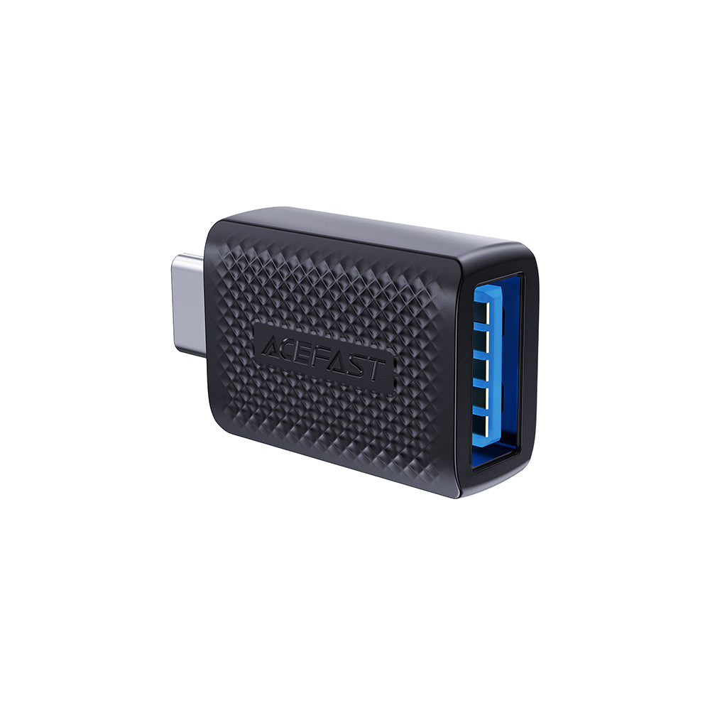 Acefast - Adapter (J1) - Type-C to USB 3.0, 5Gbps, Fast Charging, Data Transmission - Black