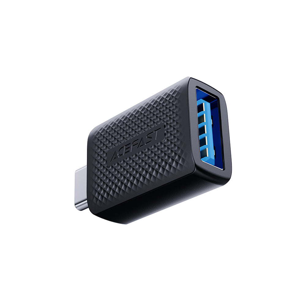 Acefast - Adapter (J1) - Type-C to USB 3.0, 5Gbps, Fast Charging, Data Transmission - Black