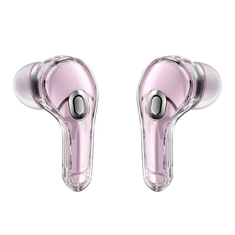 Acefast - Wireless Earbuds (T8) - USB-C, IPX4, Bluetooth 5.3, AI Call Noise Reduction, Digital Display, 480mAh - Lotus P