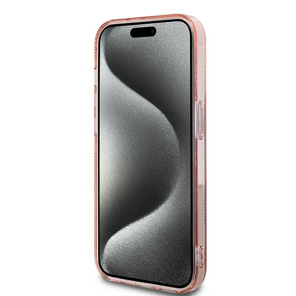 Karl Lagerfeld - IML Luxury (KLHCP14XHKLPCHP) - iPhone 14 Pro Max - Pink Choupette Head&Monogram