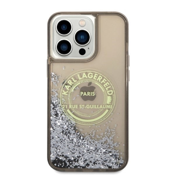 Karl Lagerfeld - Hardcase Liquid Glitter (KLHCP14XLCRSGRK) - iPhone 14 Pro Max - RSG