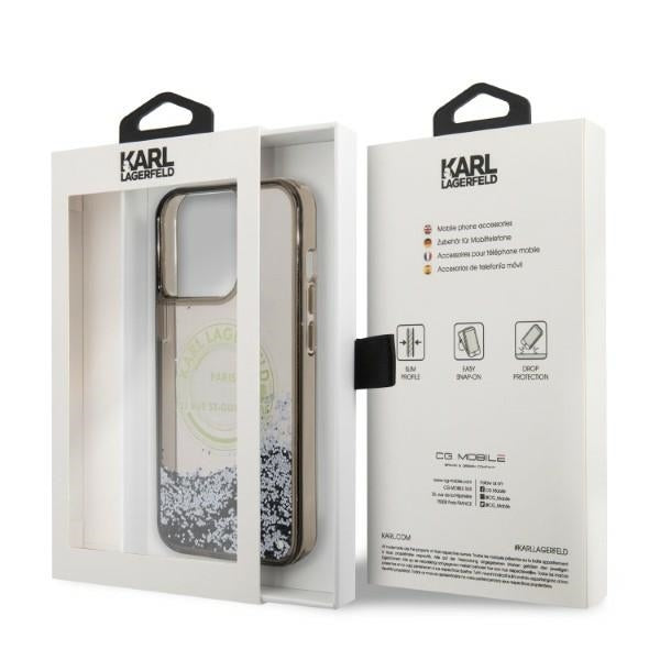 Karl Lagerfeld - Hardcase Liquid Glitter (KLHCP14XLCRSGRK) - iPhone 14 Pro Max - RSG