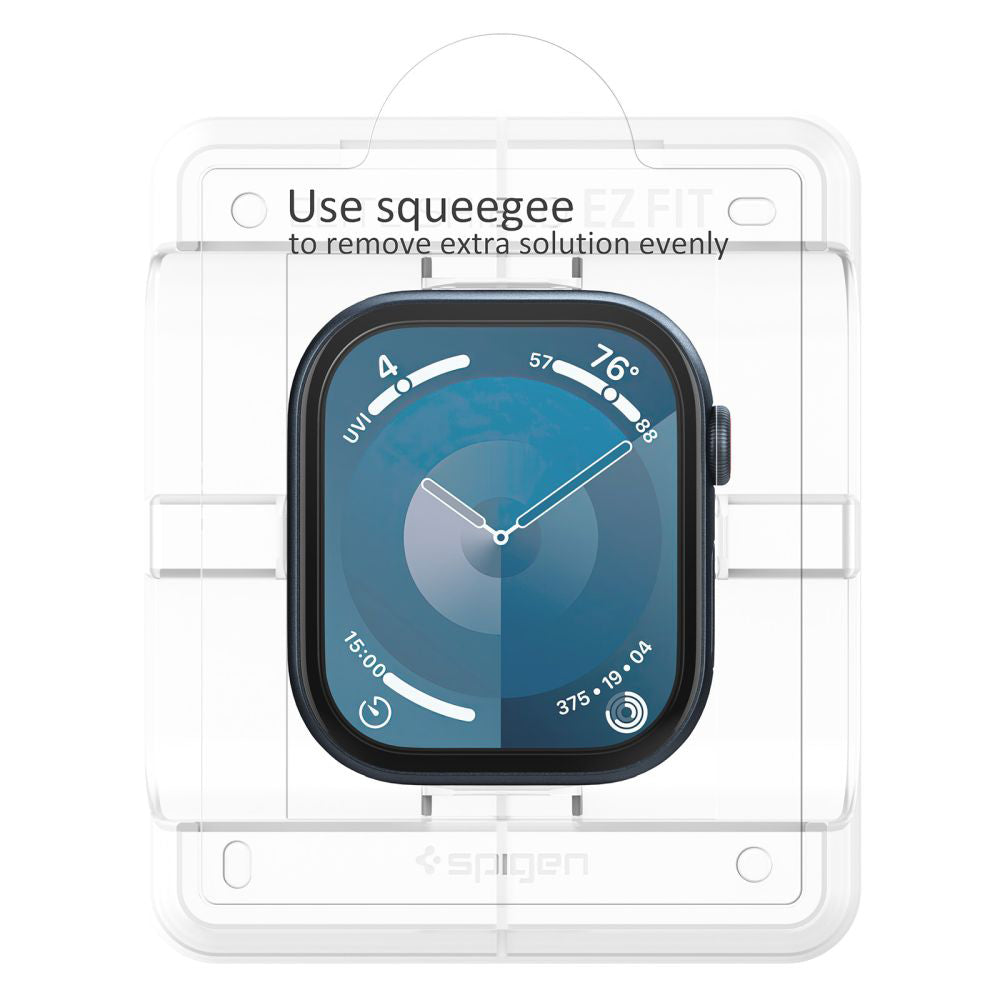 Spigen - (2 pack) Elite Shield EZ Fit (AFL08580) - Apple Watch 10 42mm / Watch 11 42mm - Clear
