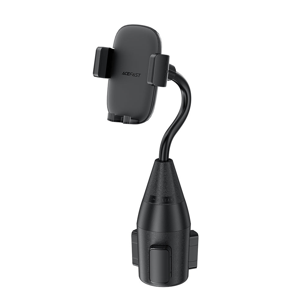 Acefast - Car Holder (D24) - for Cup Holder, 360° Rotation, Multi-angle Adjustment, Safety Lock, for Phone 4.5-6.7" - Bl