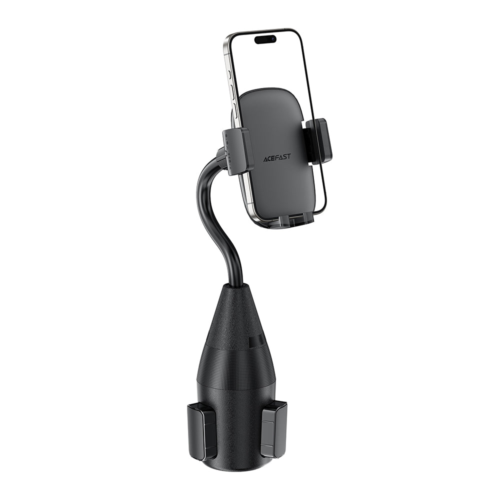 Acefast - Car Holder (D24) - for Cup Holder, 360° Rotation, Multi-angle Adjustment, Safety Lock, for Phone 4.5-6.7" - Bl