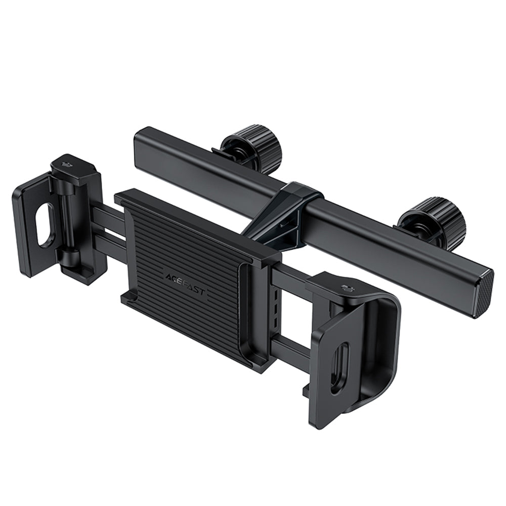 Acefast - Car Holder (D8) - for In-car Headrest, Adjustable, Folding Clamp Arm, for Devices 4.7-12.9 - Black