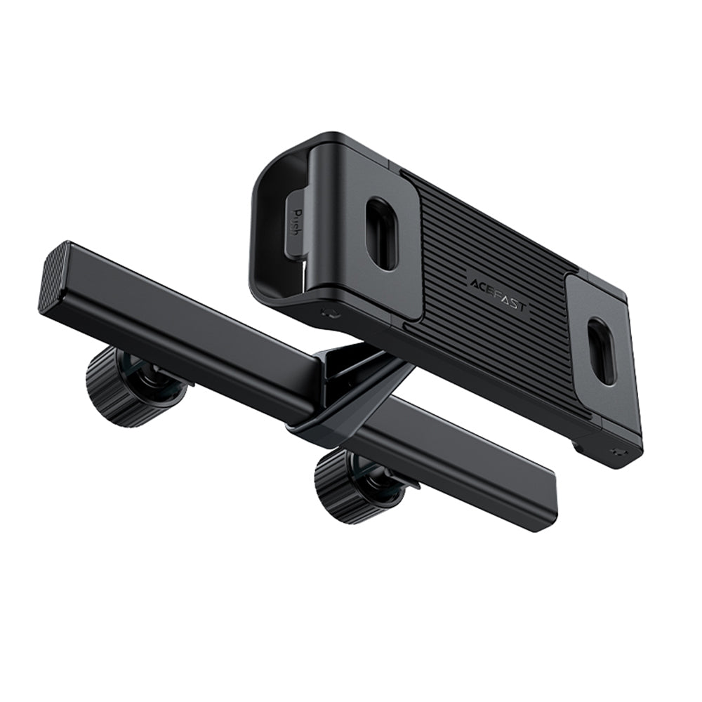 Acefast - Car Holder (D8) - for In-car Headrest, Adjustable, Folding Clamp Arm, for Devices 4.7-12.9 - Black