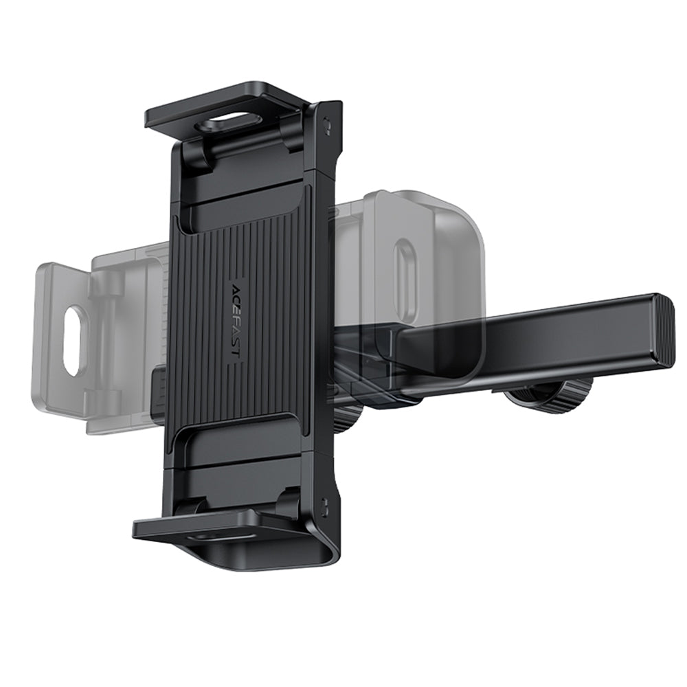 Acefast - Car Holder (D8) - for In-car Headrest, Adjustable, Folding Clamp Arm, for Devices 4.7-12.9 - Black