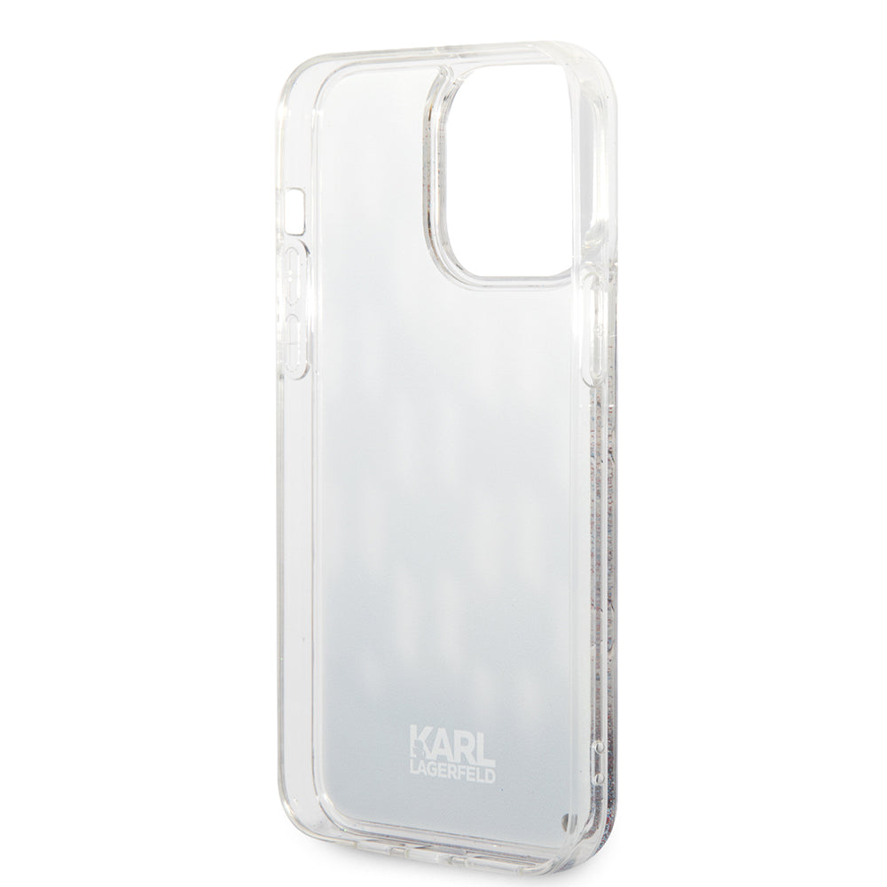 Karl Lagerfeld - Hardcase Liquid Glitter (KLHCP14XLMNMK) - iPhone 14 Pro Max - Monogram