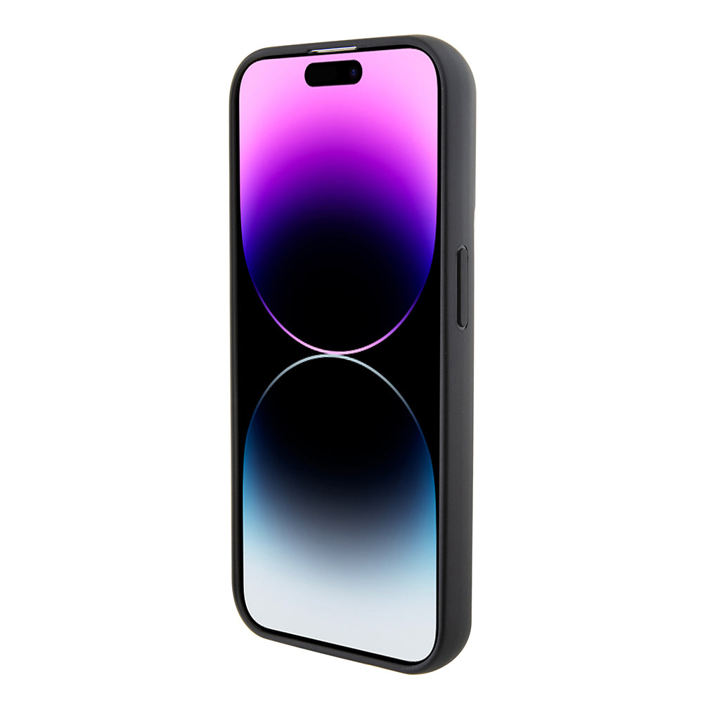 Karl Lagerfeld - Saffiano Gripstand (KLHCP15LGSACHPK) - iPhone 15 Pro - Choupette Pins