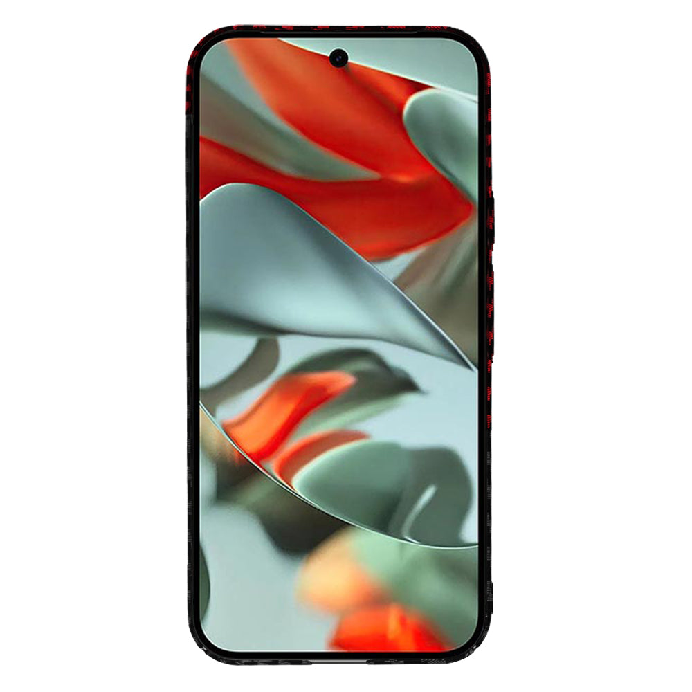 Techsuit - Carbonite FiberShell - Google Pixel 9 Pro XL - Red Vortex