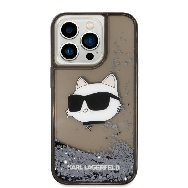 Karl Lagerfeld - Hardcase Glitter (KLHCP14XLNCHCK) - iPhone 14 Pro Max - Choupette Head