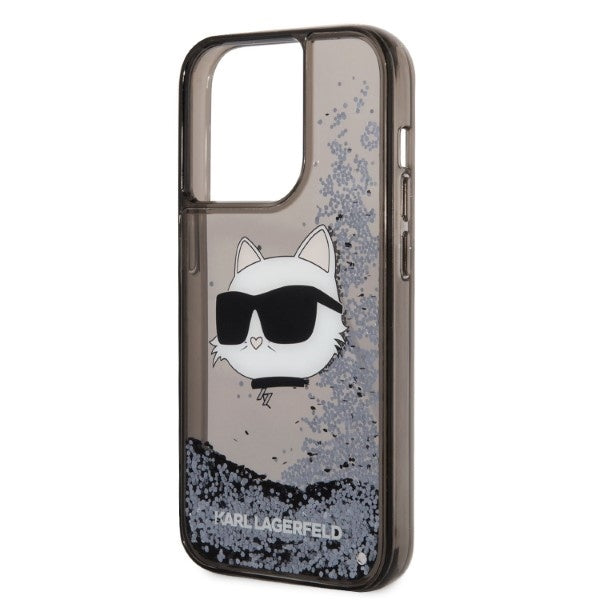 Karl Lagerfeld - Hardcase Glitter (KLHCP14XLNCHCK) - iPhone 14 Pro Max - Choupette Head
