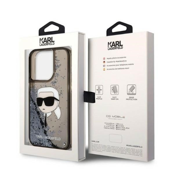 Karl Lagerfeld - Hardcase Glitter (KLHCP14XLNKHCK) - iPhone 14 Pro Max - Karl Head