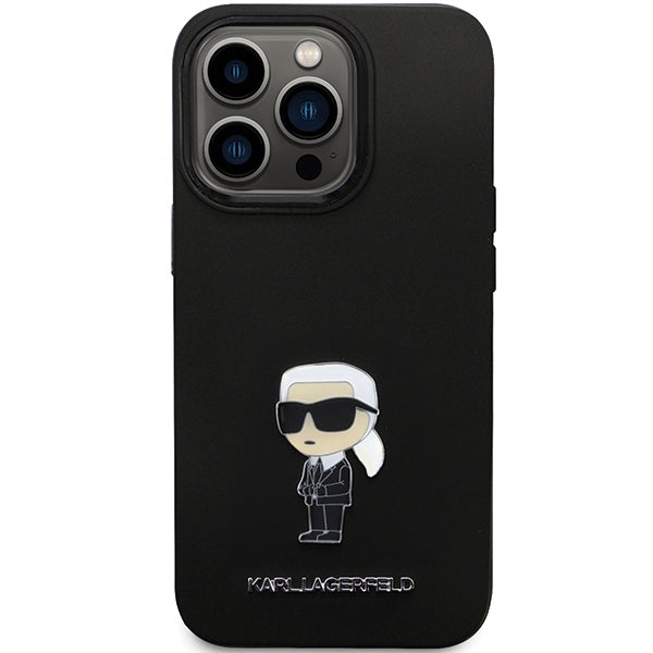 Karl Lagerfeld - Silicone (KLHCP14XSMHKNPK) - iPhone 14 Pro Max - Ikonik Metal Pin