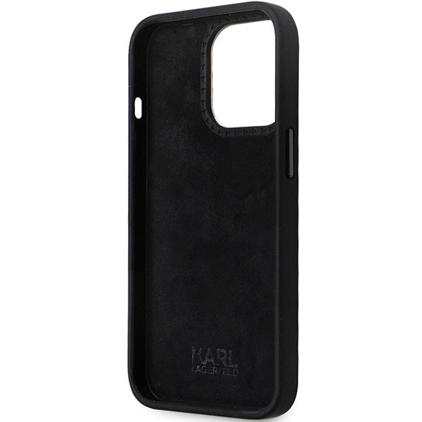 Karl Lagerfeld - Silicone (KLHCP14XSMHKNPK) - iPhone 14 Pro Max - Ikonik Metal Pin
